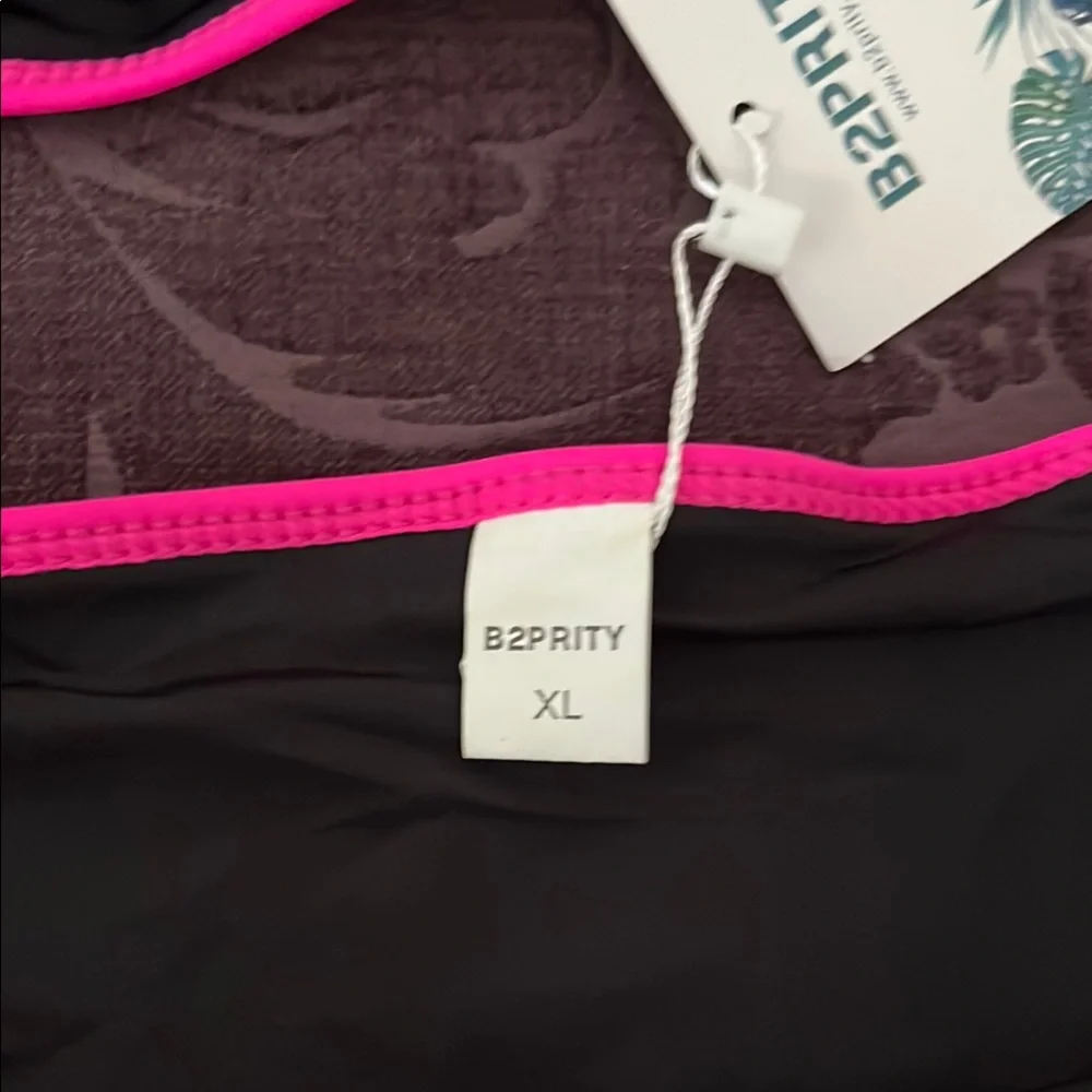 NWT Black and Pink Bikini Set